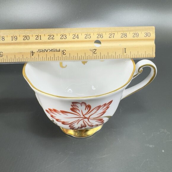 Royal Chelsea Fine English Bone China Teacup and Saucer Set Hand Decorated VTG - Picture 10 of 16